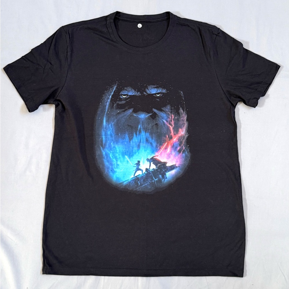 Star Wars Men’s The Rise Of Skywalker Graphic T-Shirt Palpatine Size Large